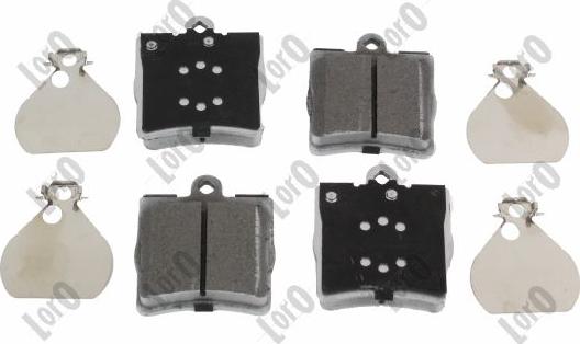 ABAKUS 231-02-025 - Brake Pad Set, disc brake dev.europarts.cy