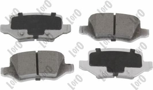 ABAKUS 231-02-022 - Brake Pad Set, disc brake dev.europarts.cy