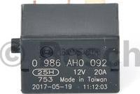 BOSCH 0 986 AH0 092 - Relay, horn dev.europarts.cy