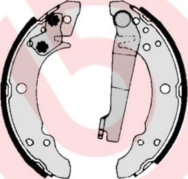 Brembo S 85 507 - Drum Brake Shoe Set dev.europarts.cy
